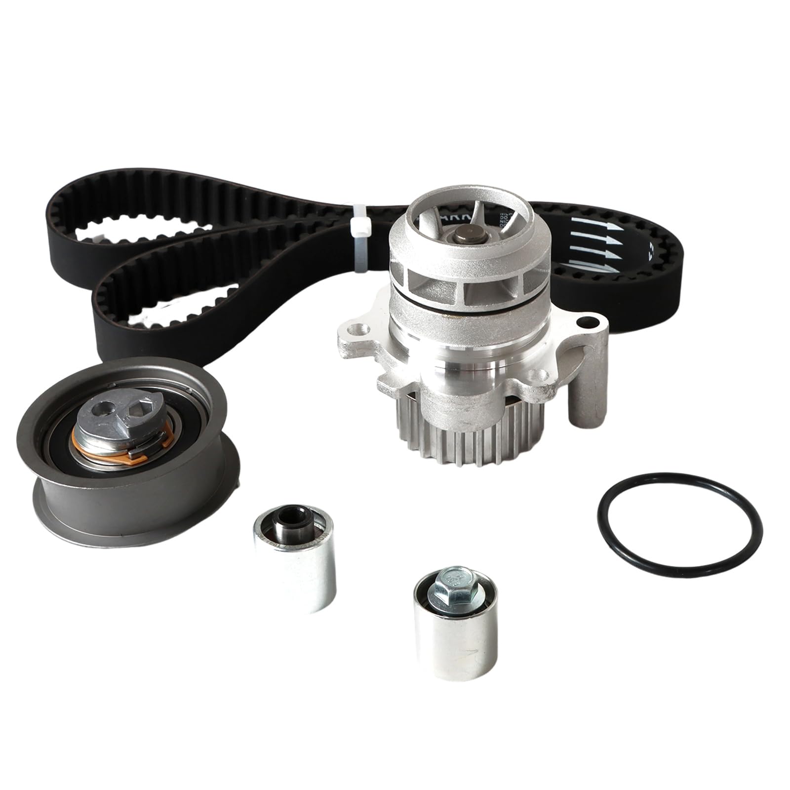 Photo 1 of INGKAN TCKWP334 Timing Belt Kit with Water Pump Compatible with A3 A4 TT VW EOS GTI Jetta Passat 2005-2014 2.0T 2.0L GAS DOHC Replace OE TCKWP334