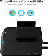 Sabrent 2 Bay USB C Hard Drive Docking Station 2.5 3.5 Inch SATA SSD HDD Cloning view 7