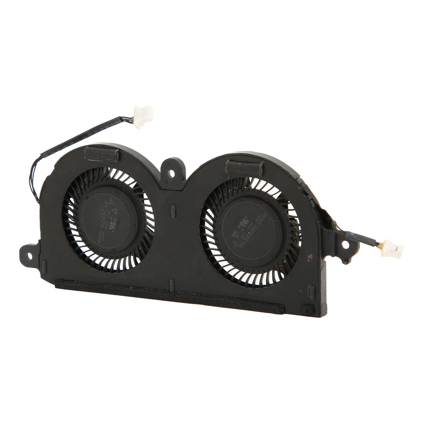 GOWENIC CPU Cooling Fan, DC 5V 4 Pin Mini Laptop CPU Cooling Fan for XPS 13 9370 9380 0980WH 980WH ND55C19 16M01, Strong Heat Dissipation Replacement Cooling Fan
