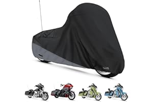 XYZCTEM Motorcycle Cover for Touring Models Harley Davidson Road King Road Glide Street Glide Electra Glide Low Rider-ST Indo