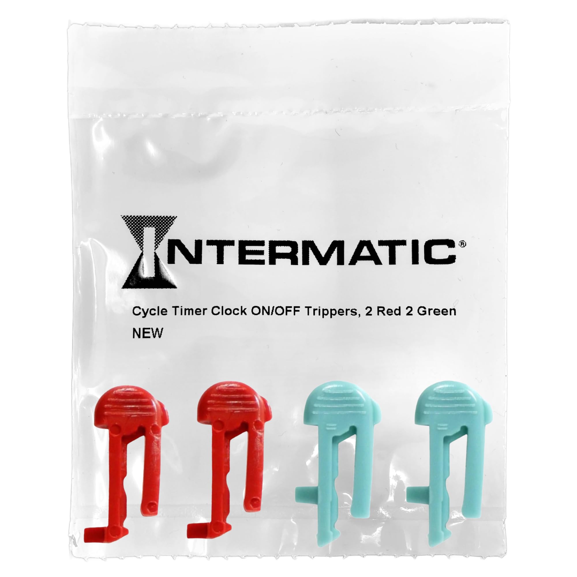 Timers Plastic Tripper F/P Series (PK of 2 Red& Green) 156PB10398A - Set Of 4 by Intermatic