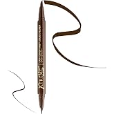 Xtreme Lashes Lash Densifying Liquid Eyeliner, Dark Brown | Highlights: Smudge-Resistant, Dual-Tip, Long-Lasting Make Up, Hypoallergenic, Safe for Eyelash Extensions