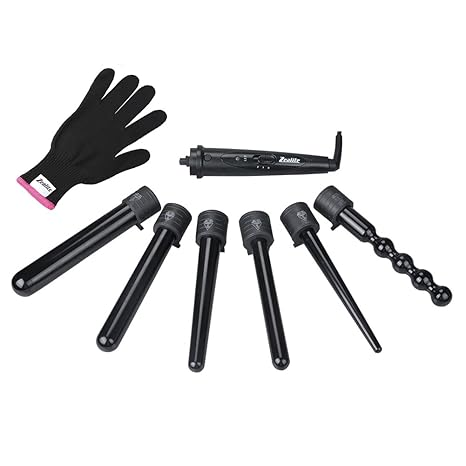 Buy 6 In 1 Curling Wand Set Zealite 6 In 1 Hair Curler Wand Set