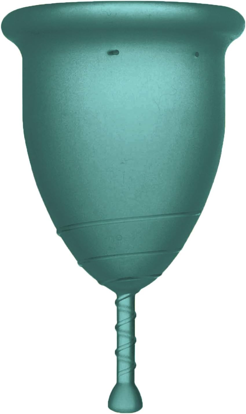 Rainbow Cup Medical Silicone Menstrual Cup Without Latex and Additives, Comfortable, Eco-Friendly, Safe
