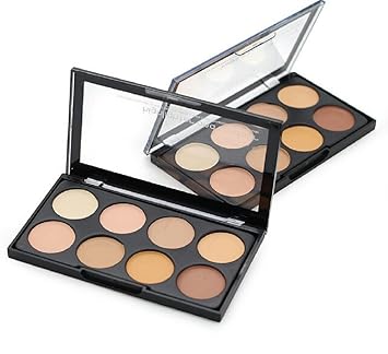 Kiss Beauty Highlighter and Contour 8 Shades Concealer Palette