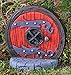 Fiddlehead Fairy Garden Red Round Fairy Door