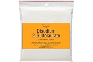 Artekas Innovation - DISODIUM 2-SULFOLAURATE - Powder - Ultra-Mild Anionic Surfactant - for Homemade Solid Shampoo Bars, Bath Bombs, Foamy and Bubbly Products - 3.53 Oz