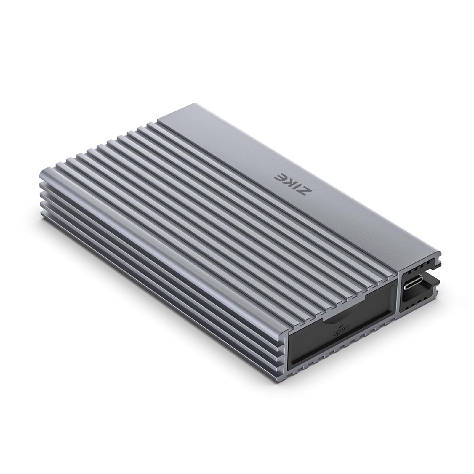 Photo 1 of ZIKE ZikeDrive Z666 40Gbps M.2 NVMe SSD Enclosure USB 4.0 up to 3811MB/s Aluminum Case, Compatible with Thunderbolt 4 M.2 M-Key 2280, USB 4 USB 3.2 Gen2/Gen1 PCI-E Gen 4x4 Tool-Free Installation
