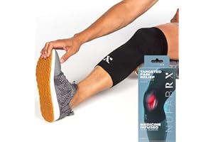 NUFABRX Pain Relieving Knee Compression Sleeve for Men & Women | Knee Brace for Knee Pain | All Day Relief Against Arthritis Tendonitis and Joint Pain