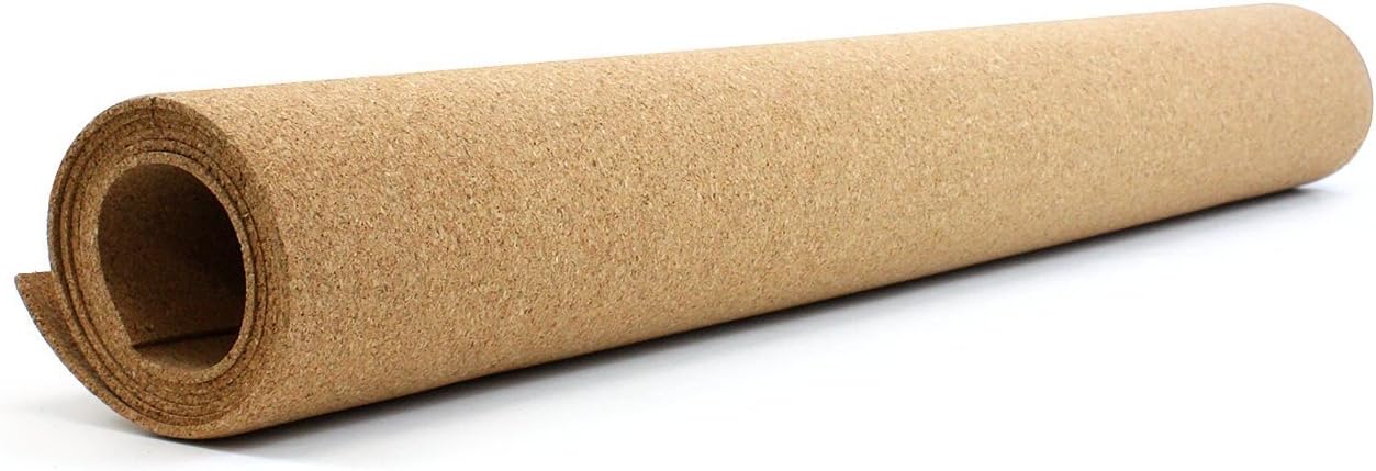 Loyalty Thick Cork Roll, Natural, Cork Strip, 24" L