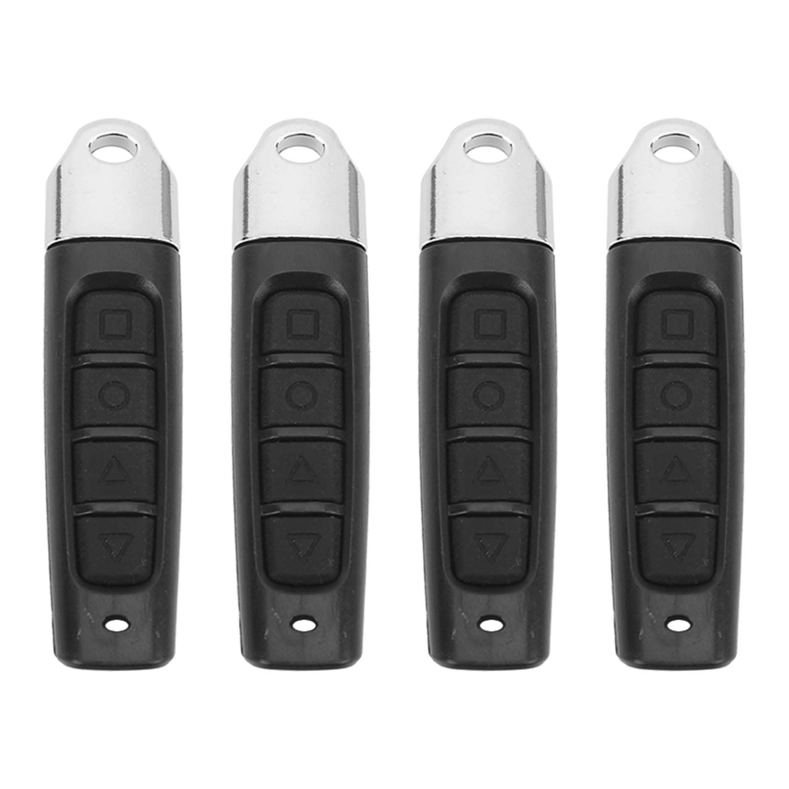 4PCS 433MHz Remote Control Key Fob,4 Channel Cloning Electric Garage Door Remote Control for Electric Roller Shutter Doors Retractable Garage