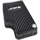 PPE Heavy Duty Transmission Pan (Black) 328052020 Compatible with 2011-2019 Ford 6.7L with 6R140 Transmission