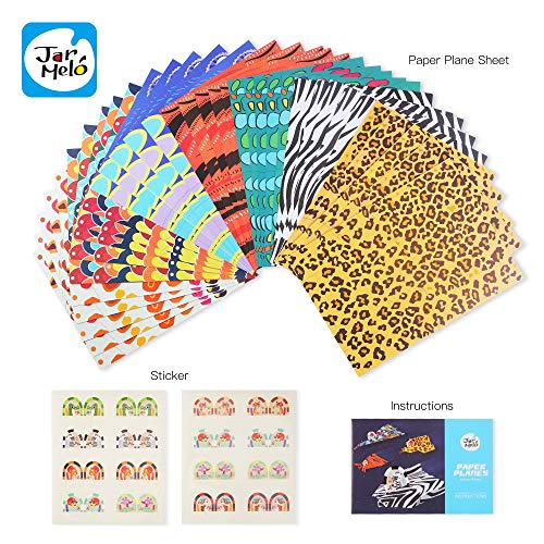 Jar Melo Amazing Origami Paper Airplane Animal Pilots, Art and Craft