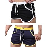 Rexcyril Men's Running Workout Bodybuilding Gym Shorts Athletic Sports Casual Short Pants