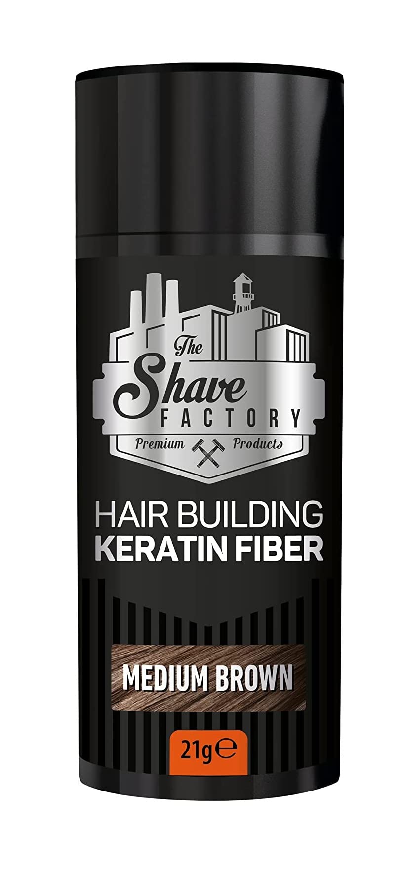 SHAVE FACTORY KERATIN FIBER MEDIUM BROWN