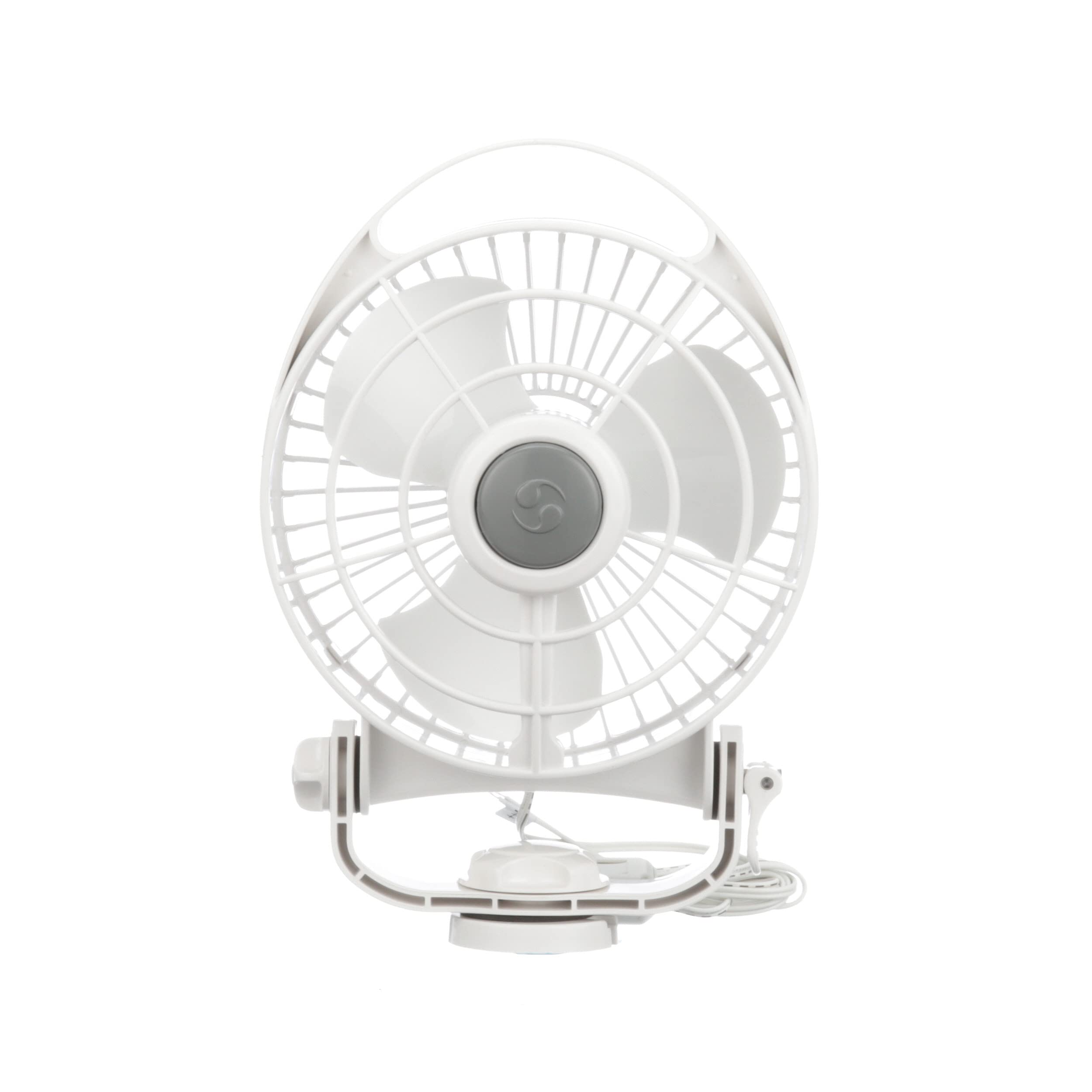 SEEKR Bora, 748CAWBX, Compact 3-Speed Direct Wire Cabin Fan, 100/130 CFM, 12V,White