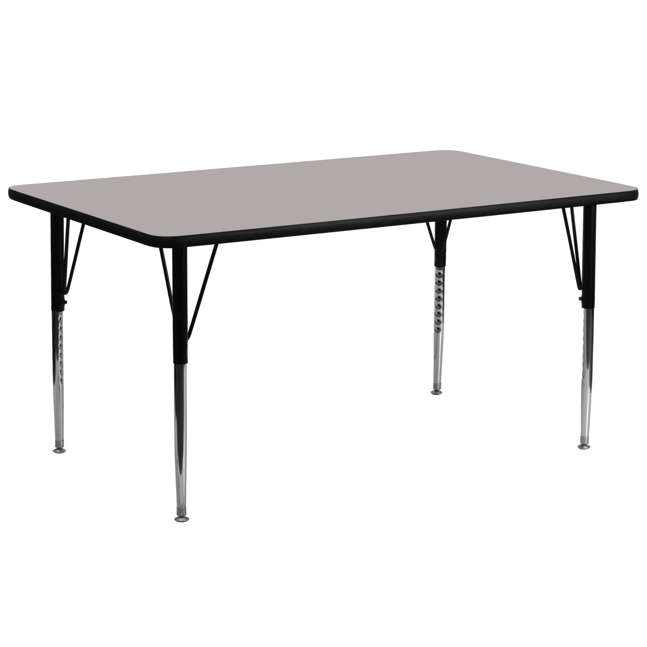 Photo 1 of ***MISSING TABLE TOP***|
Flash Furniture XU-A3072-REC-GY-H-A-GG Grey HP Laminate Activity Table, 30.25 x 30 x 72, Gray