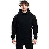Ekkovision EKKO Blank Hoodie for Men, Polar Fleece, Hooded Pullover Sweatshirt