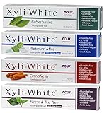 4-Pack: Now Foods Xyliwhite Variety Pack Sampler - 6.4 ounces each