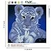 AIRDEA Diamond Painting Tiger Kits for Adults Beginners Partial Drill DIY 5D Diamond Art Kits Butterfly Round Diamond Painting for Kids Rhinestone Arts Canvas Home Wall Art Decor 30x30 cm