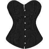 Zhitunemi Halloween Corset Costumes for Women: Gothic Lace Up Corsets Tops - Womens Halloween Costume for Vintage Retro Party