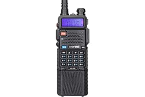 BAOFENG 5W Handheld Ham Radio with 3800mAh Type-C Charging Battery Long Range 2 Way Radio 144-148Mhz,430-450Mhz Walkie Talkie