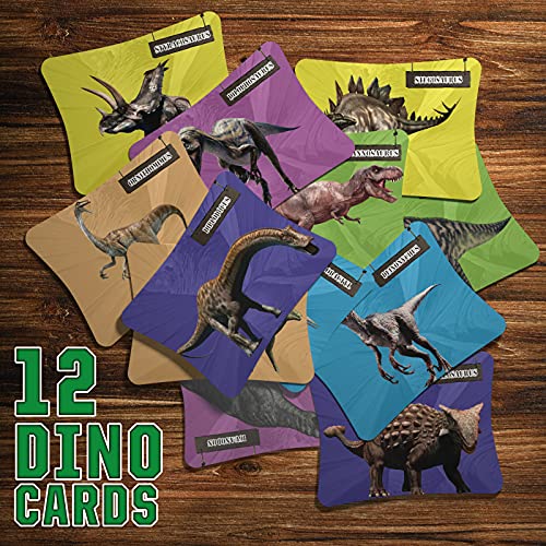 EARTH'SCODE Dinosaur Eggs Excavation Dig Kit, 12 Dino Egg with 12 Cute Unique Dinosaurs Inside Toys for Best Holiday & Birthday Archaeology Science STEM Crafts Gifts for Kids 3-12 Years Old