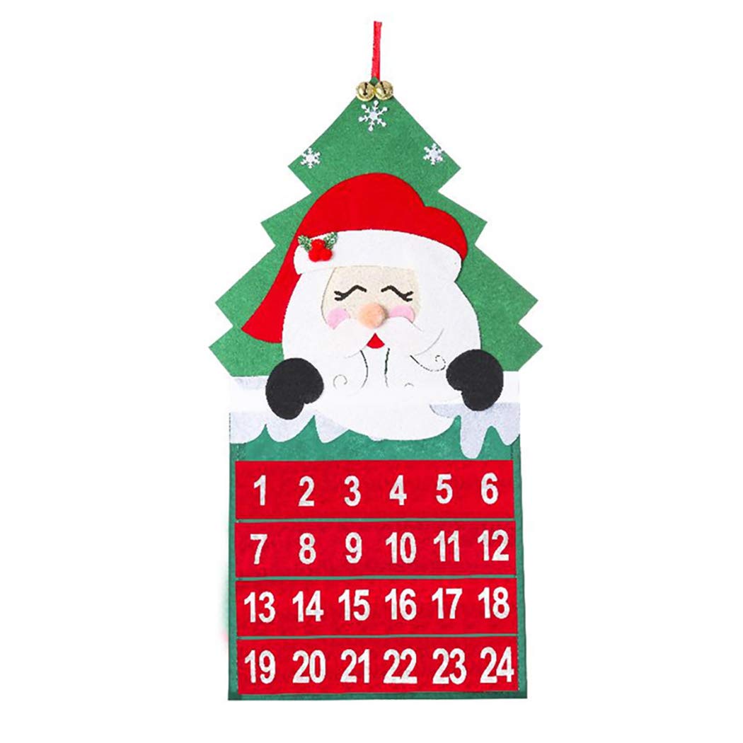 Justdolife Creative Cartoon Count Down Advent Calendar Christmas