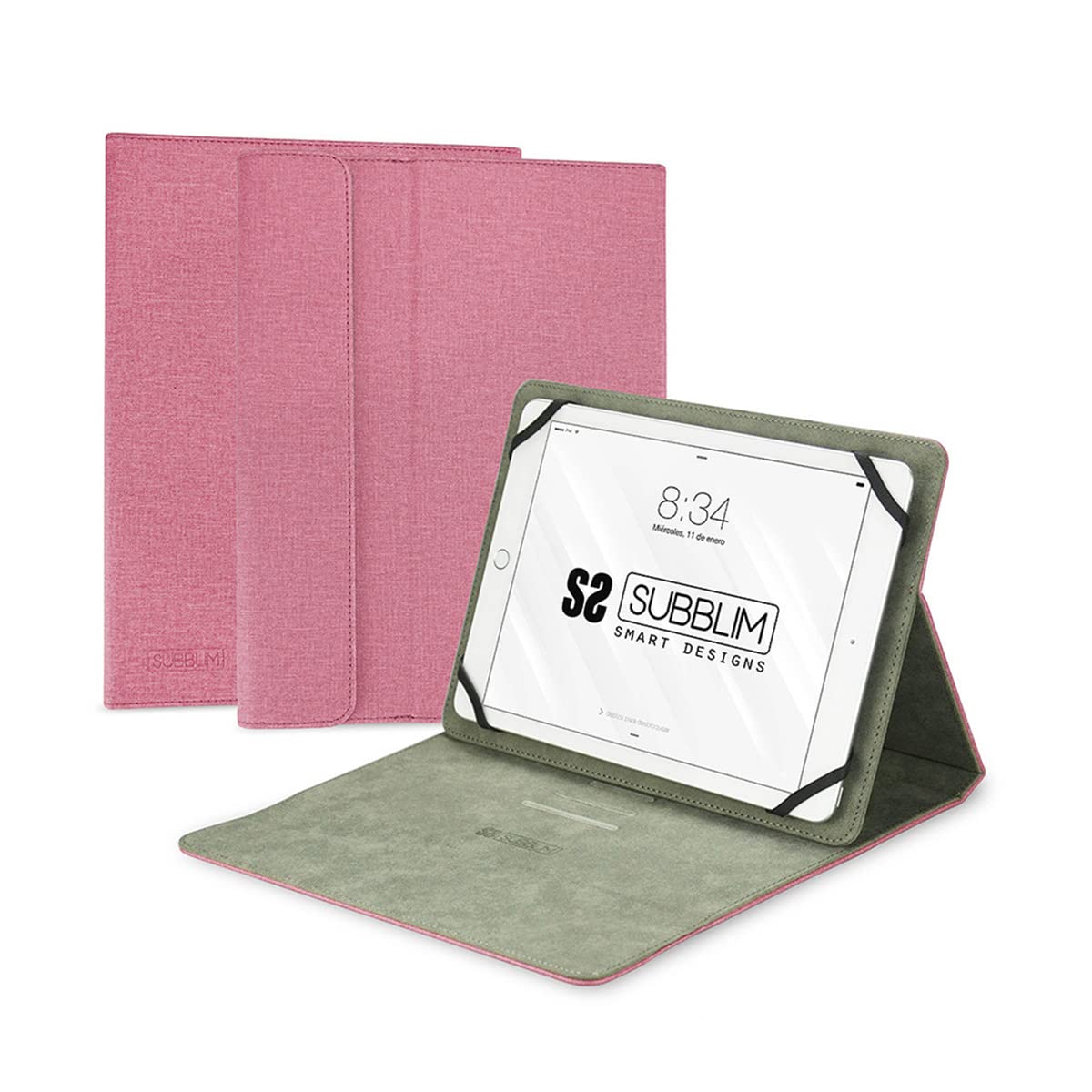 Clever Stand Tablet Case 10.1 Inch Pink