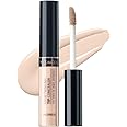 THE SAEM Cover Perfection Tip Concealer, Liquid Multi-Use Concealer, Full Coverage Makeup for Acne Dark Spots Dark Circles Hyperpigmentation and Blemishes, 0.2 fl.oz. (#1 Clear Beige)