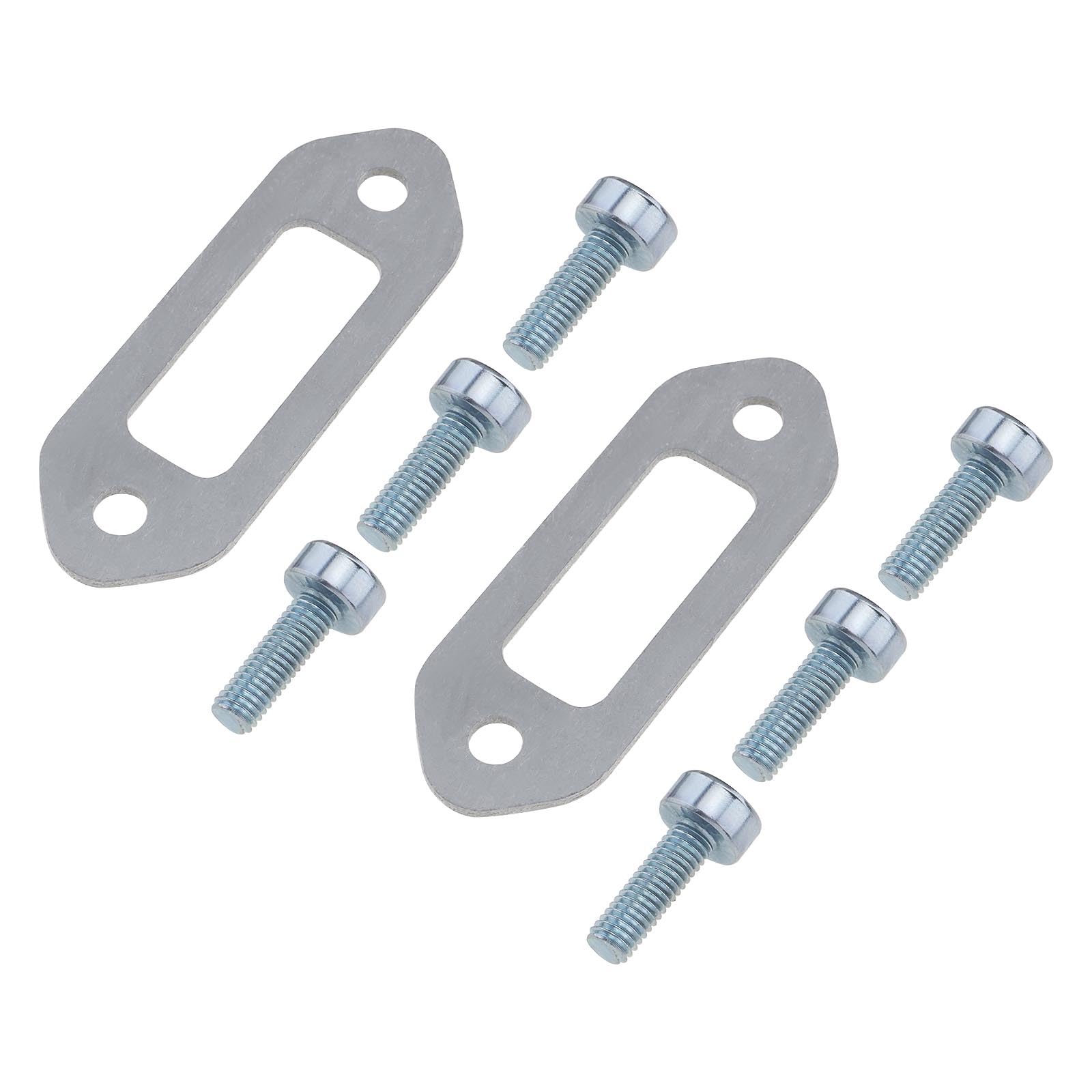 The Lord of the Tools 2 Sets of Lawn Mower Silencer Kit Compatible with Stihl TS410 TS420 63x22mm Screw Length 19.8mm 2 Vent Gasket and 6 Screws Muffler Gasket Kit