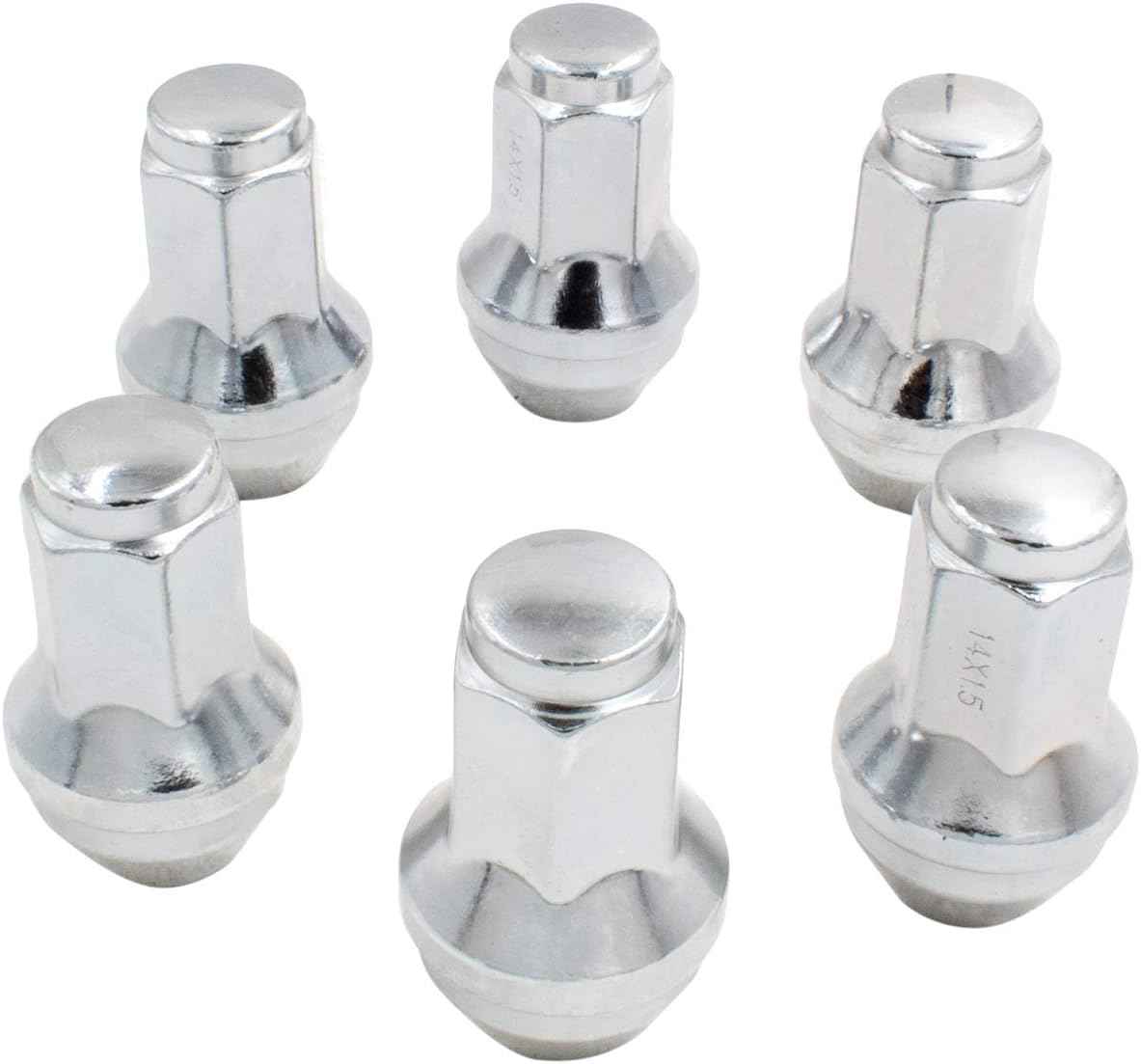 M14 X 2.0 Chrome Wheel Lug Nuts OEM Style 4L3Z1012A 7L1Z1012A Wheel Lug Nut (24): Automotive