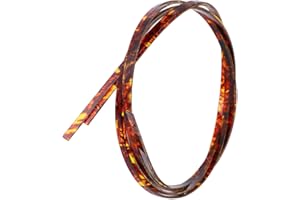 SUPVOX 2pcs guitar trim decked accessories Guitar parts Guitar Purfling Strip Binding Purfling Strip electric guitar strip inlay Guitar accessories Binding Strip mosaic plastic rosette