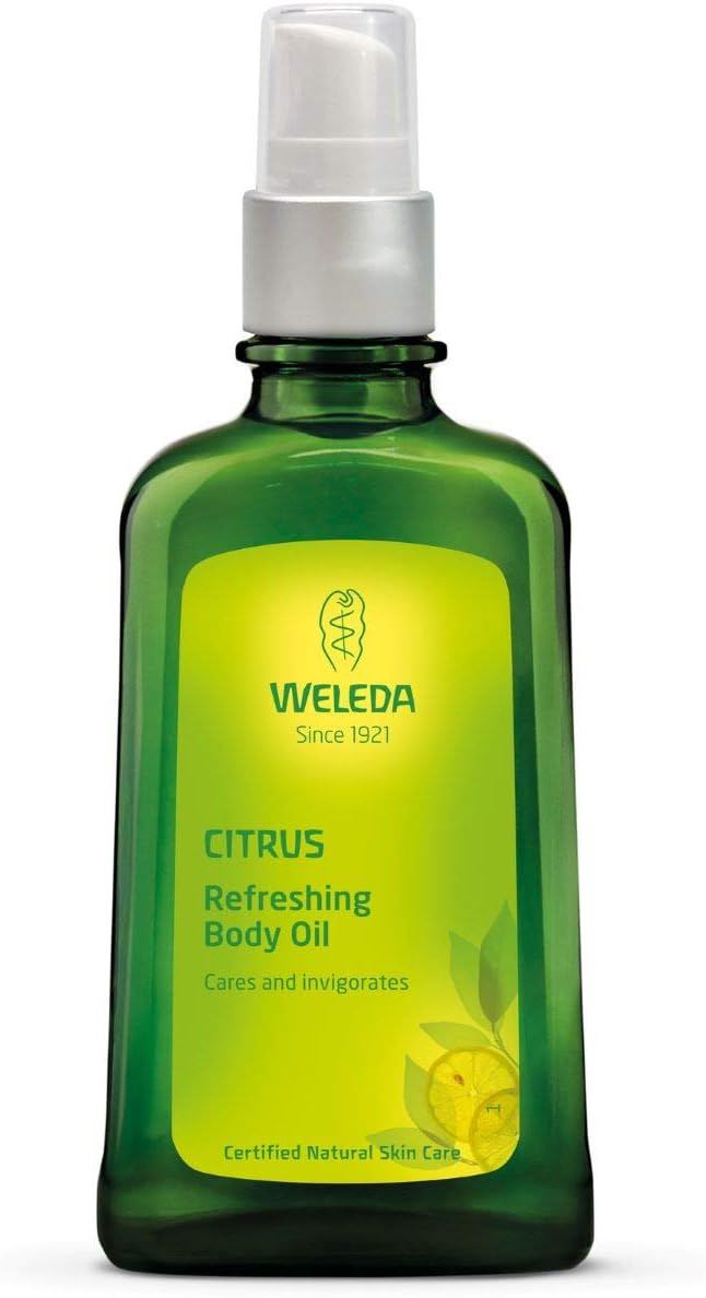 Weleda Organic Citrus Refreshing Body Oil 100ml, 100 ml (Pack of 1)