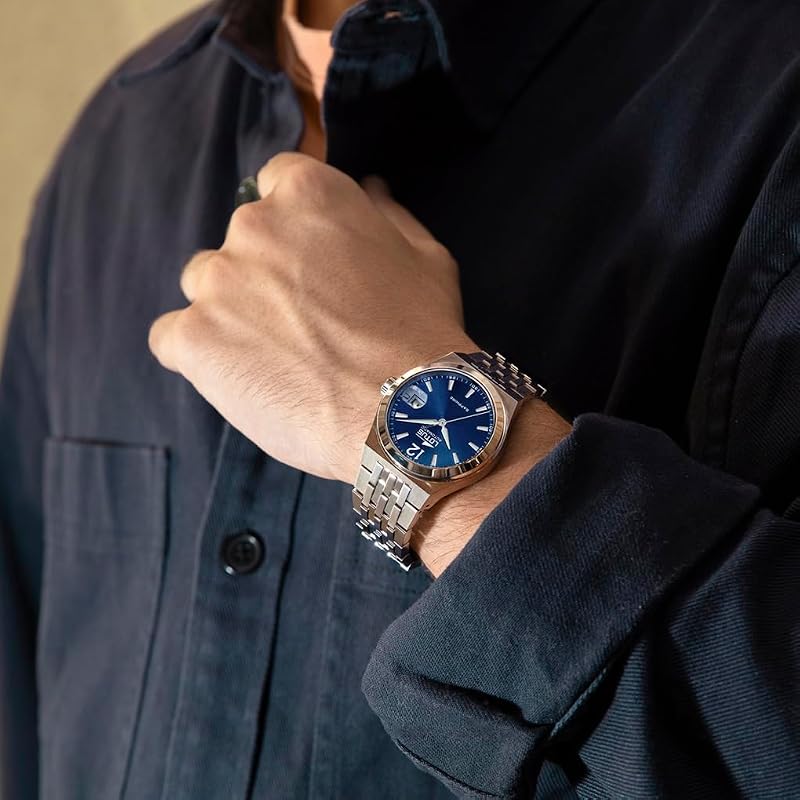 Orologio Automatico Uomo in Acciaio Inossidabile 316l Argentato