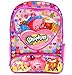 Shopkins 16 Large School Backpack with Heart Shaped Double Pockets : Desserts