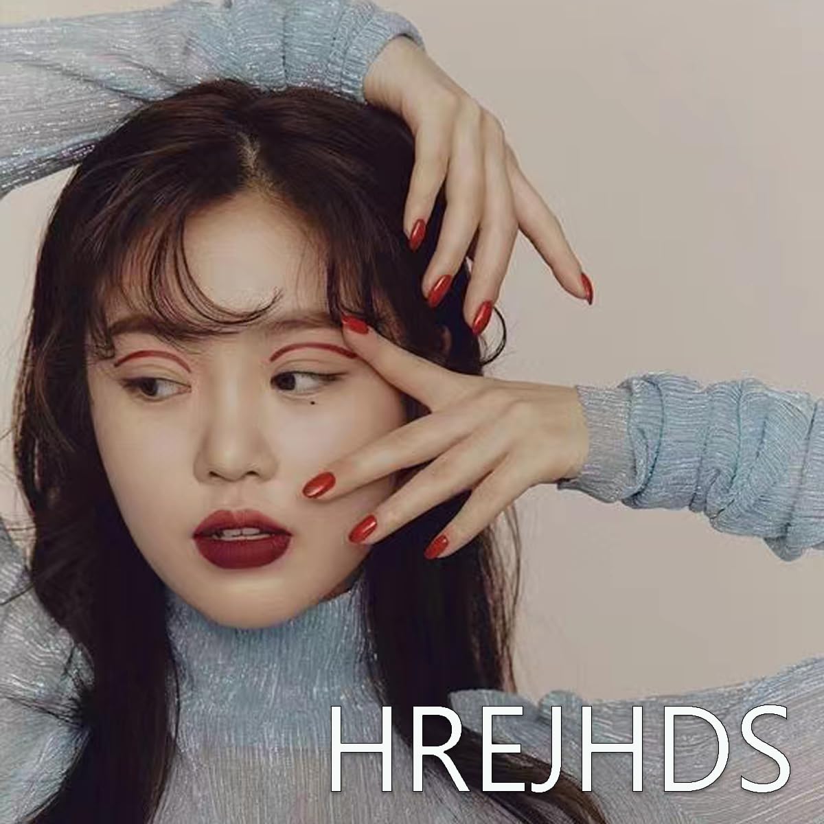 St.Patrick's Day Shamrock Press on Nails Medium Square Fake Nails with Glitter Nail Rhinestones Design Holiday Acrylic Artificial ons Nails Full Cover Glue on Nails Irish False Nails for Women - Image 7