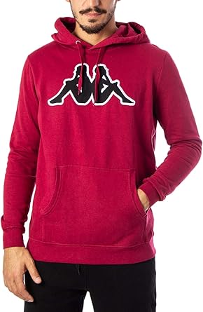 felpa bordeaux kappa