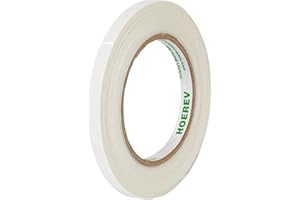 Hoerev UHMW PE Low Friction Tape A Multipurpose Drawer Glide Tape for Easy Application, Noise Reduction & Surface Protection, Ideal for Wood, Drawers, Cabinets, Curtains, and Furniture.3/8" x18 Yds