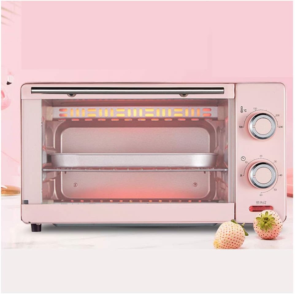 MDEOH Mini Oven Home Multi-Function Electric Oven Baking Cake 11 Liter 1000 Watts Unified Temperature Control for Upper and Lower Pipes