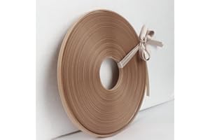 ANROOKIE Nude Polyester Boning for Sewing,50 Yards Sew-Through Low Density Polypropylene Boning for Corsets, Nursing Caps, Bridal Dresses and More(8mm)