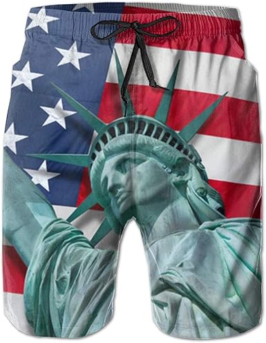 mens hawaiian swim trunks