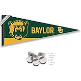 Baylor Bears Pennant Flag and Wall Tack Mount Pads