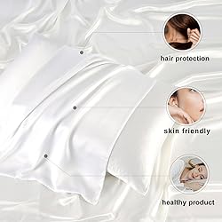 ZIMASILK 100% Pure Mulberry Silk Pillowcase for