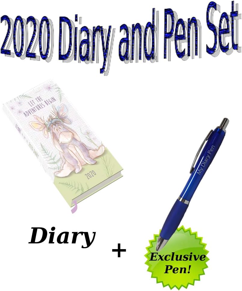 Eeyore 2020 Slim Diary + Exclusive Limited Edition Diary Pen