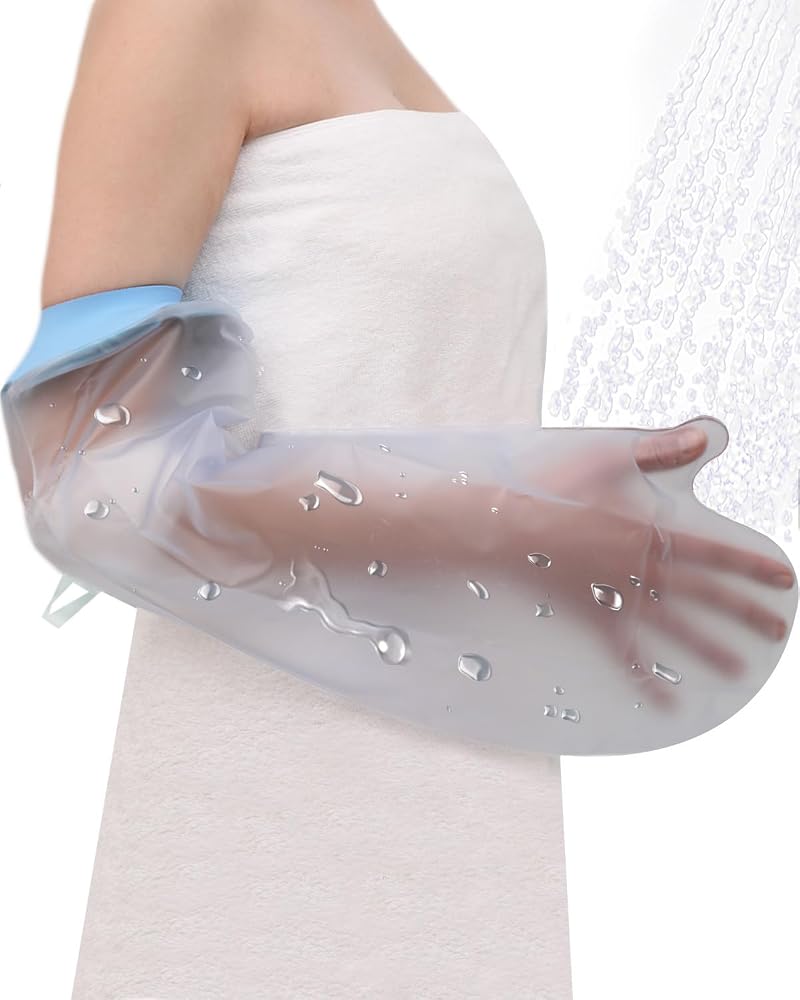 CureSquad Waterproof Cast Cover for Arm - Comfortable & Reusable