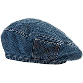 zaoalife Denim Beret Hat for Women,French Hat Casual Sun Hat,Jean Beret Hats French Artist Style Cap for Girls
