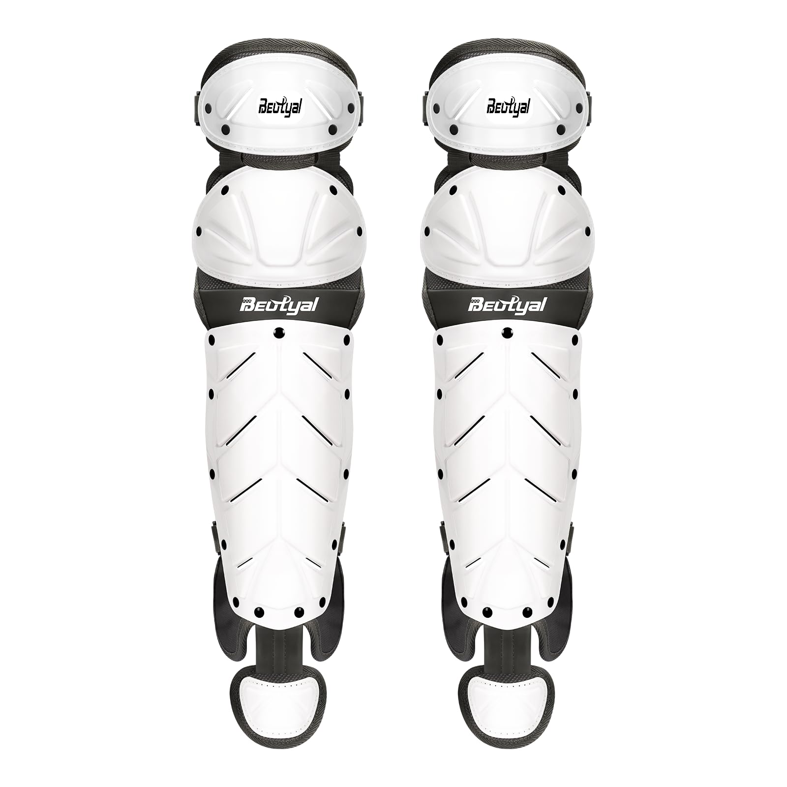 Photo 1 of Beutyal Baseball Softball Catcher Leg Guards Shin Guards Adult 15 Inch