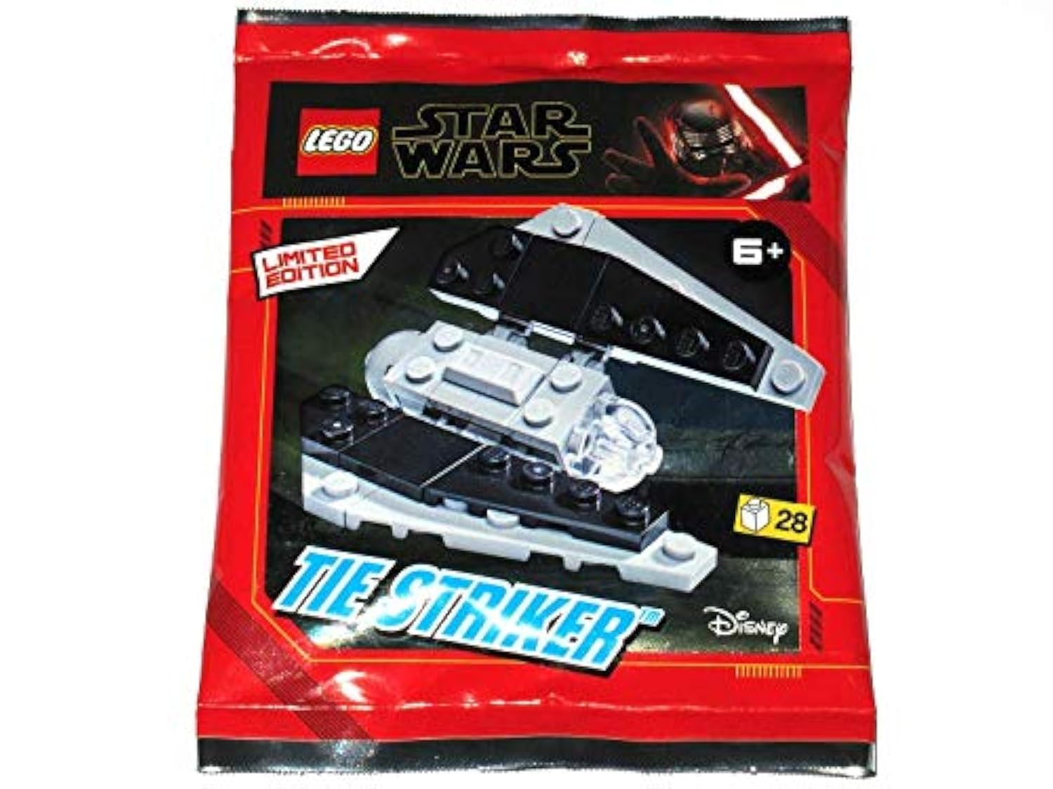 Blue Ocean LEGO Star Wars Tie Striker Foil Pack Set 912056 (Bagged) - 28 Pieces - Ages 7+