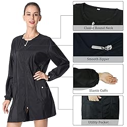 Exttlliy Chameleon Fabric Salon Smock Professional